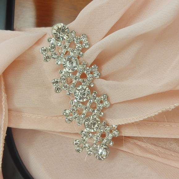 NWOT Pale Pink Semi-Formal Dress Size M - Picture 4 of 5